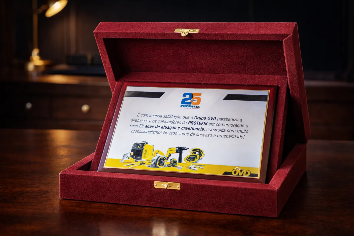 Estojos para Placas de Premiação